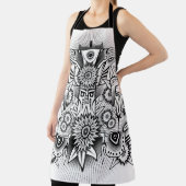 トライバ芸術的ルデザイン エプロン (インサイチュ)