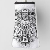 トライバ芸術的ルデザイン ゴルフヘッドカバー (回転90)