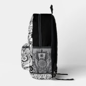 トライバ芸術的ルデザイン プリントバックパック (右)