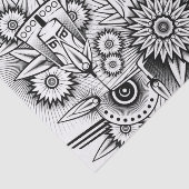 トライバ芸術的ルデザイン 薄葉紙 (詳細)