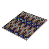 トライバ鮮やかル模様 タイル (側面)