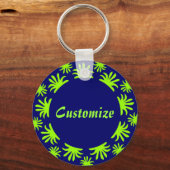 トライフィズテンプレートの午後カスタマイズ- キーホルダー (正面)