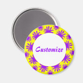 トライフィズテンプレート午後 – 黄 マグネット (正面/裏面)