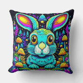 トライプアウトshroomウサギ クッション (正面)