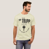 トライプパーソナライズされたネーム誕生日ギフト Tシャツ (正面フル)