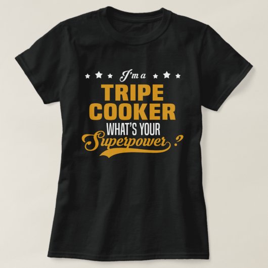 トライプ調理器 Tシャツ (デザイン正面)
