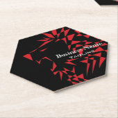 トライムローライオン無地の紙コースター ペーパーコースター (アングル)