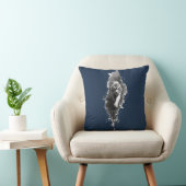 トラインクウォッシュダークアートスローピロー クッション (椅子)