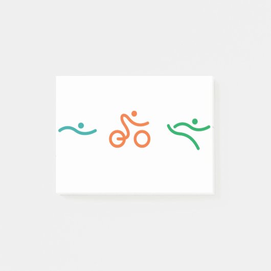 トライ素晴らしアスロンの贈り物を友人や家族に…… ポストイット (正面)