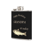 トラウカスタマイズスハピー60th誕生日グランパ フラスク (左)