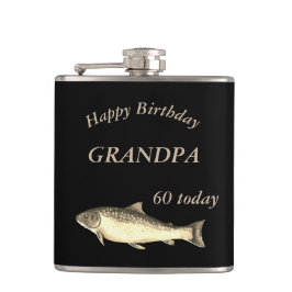 トラウカスタマイズスハピー60th誕生日グランパ フラスク