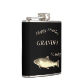 トラウカスタマイズスハピー60th誕生日グランパ フラスク (右)
