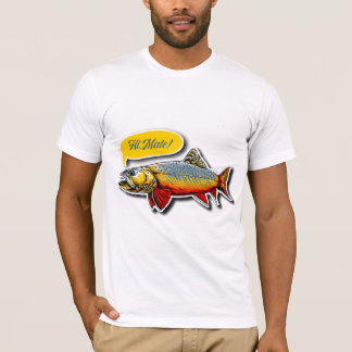 トラウトやぁ友よ Tシャツ