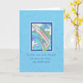 トラウトトーブラザー誕生日 カード (黄色い花)