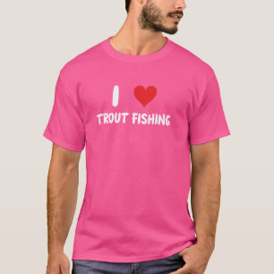 トラウトフィッシング大好き - 釣り人 魚 湖 川 Tシャツ