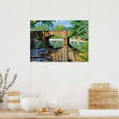 トラウト用アングラー魚釣り ポスター (キッチン)