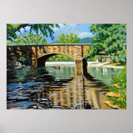 トラウト用アングラー魚釣り ポスター