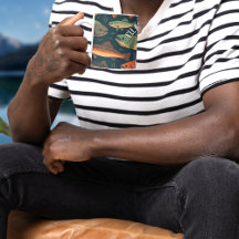 トラウト魚釣りモノグラム