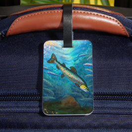トラウト魚釣りラゲージタグ ラゲッジタグ