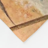 「トラウト魚釣り」ウェスタン・アートbyフランク・フェラー フリースブランケット (角)