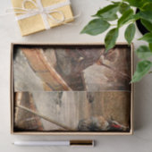 「トラウト魚釣り」ウェスタン・アートbyフランク・フェラー 薄葉紙 (ギフト)