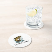 トラウト・オブ・コントロール・コースター ラウンドペーパーコースター (インサイチュ)