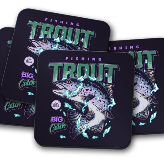 トラウト・コースターに夢中 | トラウト魚釣りコルクコースト コースター