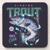 トラウト・コースターに夢中 | トラウト魚釣りコルクコースト コースター (正面)