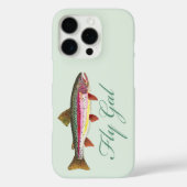 トラウト フライ フィッシング Case-Mate iPhoneケース (裏面)