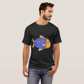 トラウト&フラワーズ Tシャツ (正面フル)