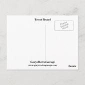 トラウト・ブランド ポストカード (裏面)