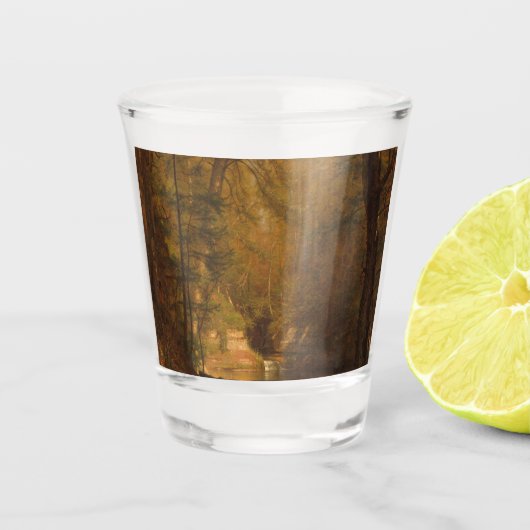 トラウト・プール(1870)アートワーク – ショットグラス (正面)