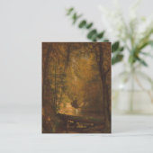 トラウト・プール(1870) - Worthington Whittredge ポストカード (スタンド正面)