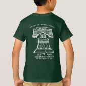 トラウト・ユース・バックロゴ グリーンシャツ Tシャツ (裏面)