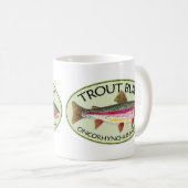 トラウバム魚釣り コーヒーマグカップ (正面右)