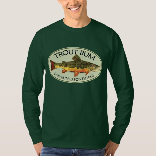 トラウバム魚釣り Tシャツ (正面)