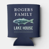 トラウパーソナライズされたト素朴レイクハウスクーラーボックス 缶クーラー (裏面)