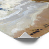 トラウビルのビーチのカミーユ(1870) ポスター (角)