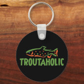 トラウフィッシャーマン魚釣り キーホルダー (正面)