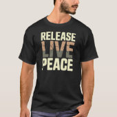 トラウマからの癒し ミニマリストタイポグラフィ Tシャツ (正面)