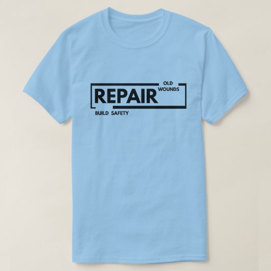 トラウマからの癒し｜古傷を癒し安全を築く Tシャツ (デザイン正面)