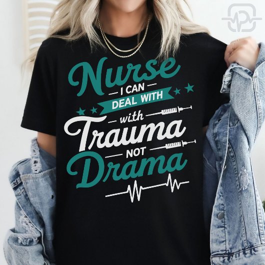 トラウマナースはドラマなし 笑える看護 Tシャツ
