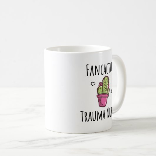トラウマナースギフト緊急ER ICU コーヒーマグカップ (正面右)