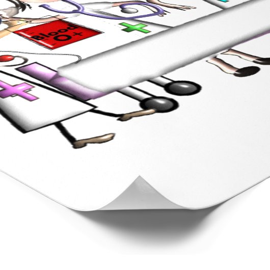 トラウマナースポスター – ユニーク-3Dグラフィックアート ポスター (角)