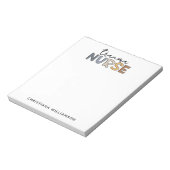 トラウマパーソナライズされたナース外傷看護ギフト ノートパッド (回転)