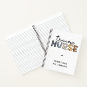 トラウマパーソナライズされたナース外傷看護ギフト ノートブック (内部)