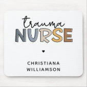 トラウマパーソナライズされたナース外傷看護ギフト マウスパッド (正面)