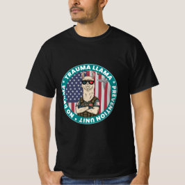 トラウマラマ予防ユニット メディカルTシャツ 面白い Tシャツ