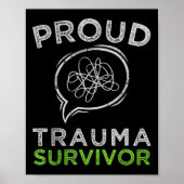 トラウマ誇りを持ったサバートラウマセラピー精神衛生 ポスター (正面)