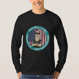 トラウマ・ラマ防止ユニット メディカルTシャツ 面白い Tシャツ
